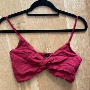Forever 21 red crop top